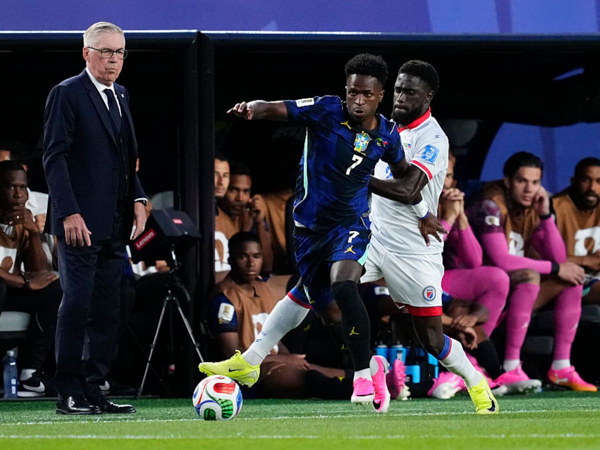 El coqueto enganche con el trasero de Vinícius Jr ante Haití que casi fue gol en el Mundial 2026