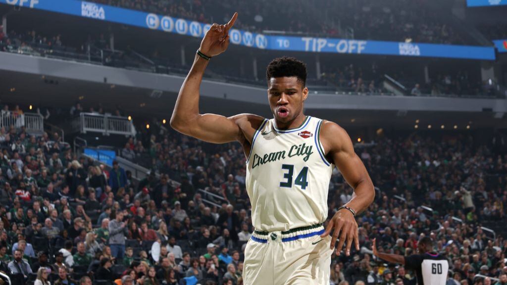 NBA - camiseta Milwaukee Bucks - cream city edition