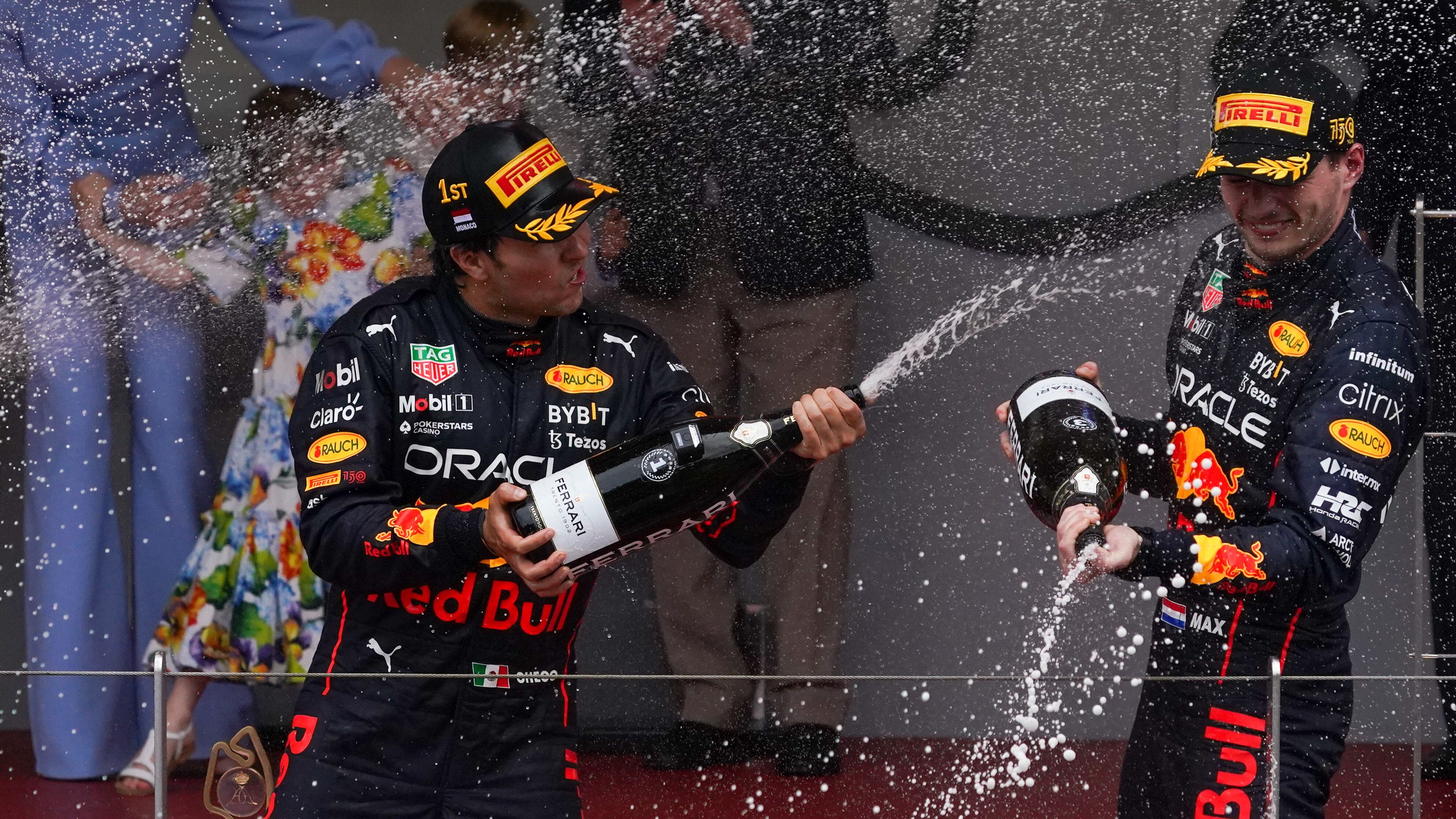 F1: Checo Pérez da el golpe a Ferrari y celebra en el GP de Mónaco