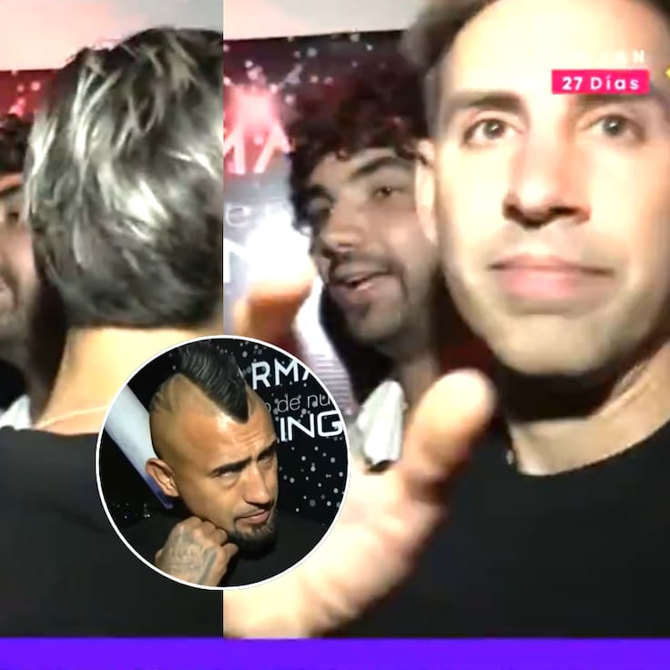 Violenta reacción: periodista atacó a equipo de TV luego de esta incómoda pregunta a Arturo Vidal