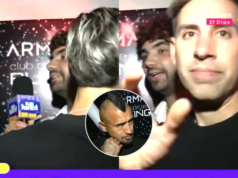 Violenta reacción: periodista atacó a equipo de TV luego de esta incómoda pregunta a Arturo Vidal