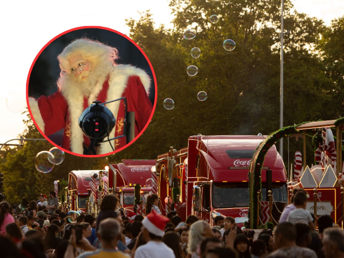 Caravana Navideña Coca-Cola 2024 en Chile: en qué lugares de Santiago pasará el desfile con el Viejito Pascuero