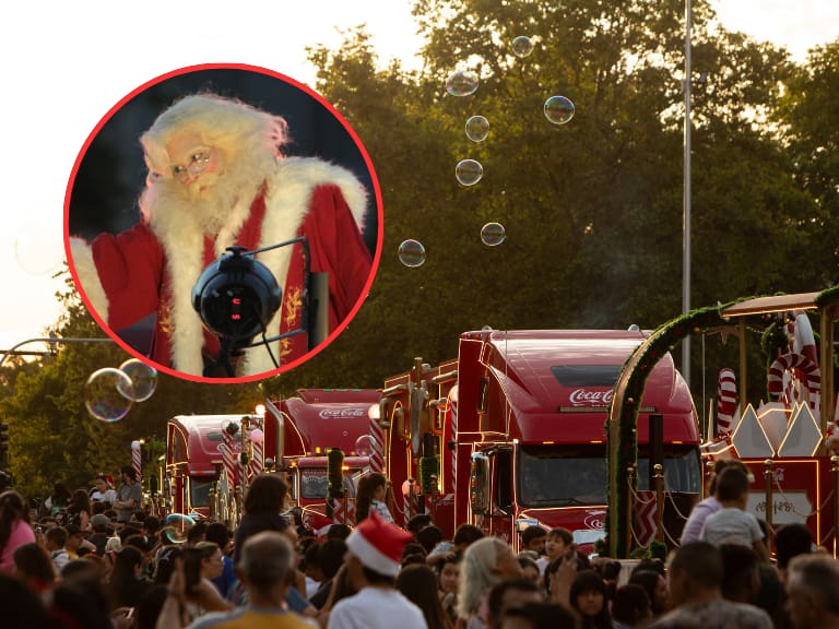 Caravana Navideña Coca-Cola 2024 en Chile: en qué lugares de Santiago pasará el desfile con el Viejito Pascuero