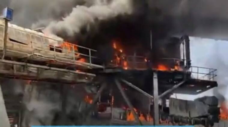 Incendio en Mejillones