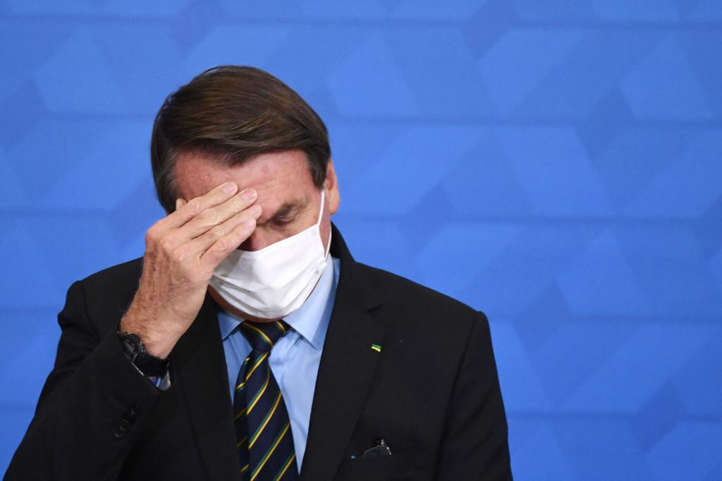 El ultraderechista mandatario brasilero Jair Bolsonaro
