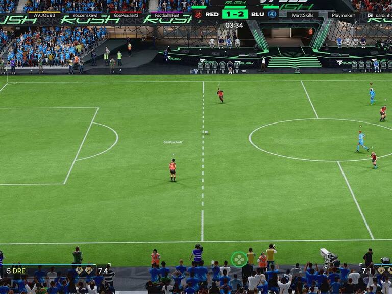 Así es Rush, el nuevo y llamativo modo de juego en EA Sports FC 25