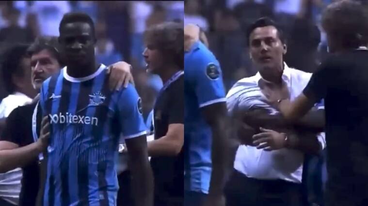 Balotelli provoca el descontrol de su DT y ambos se encaran en plena cancha