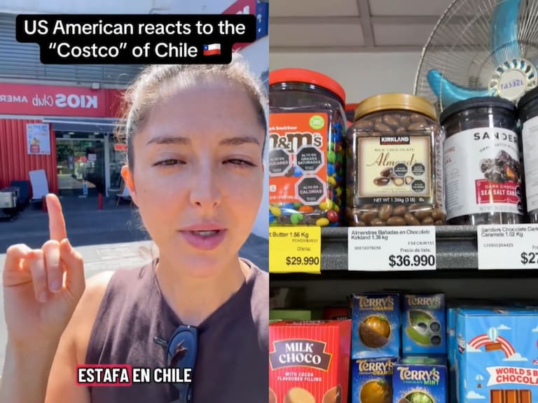 Gringa destruyó a reconocida tienda que vende comida de EE. UU. en Chile: “¿Me estás hue...?"