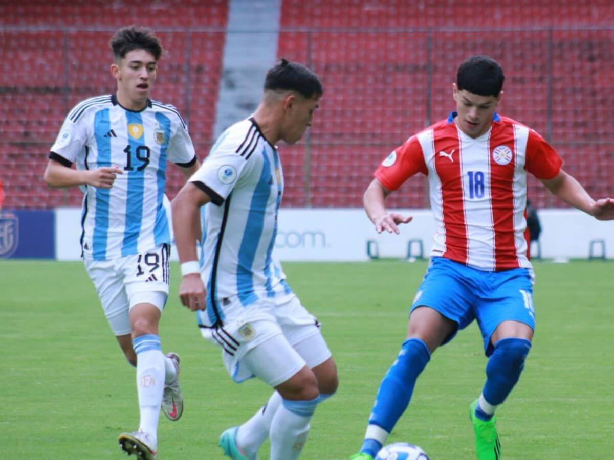 Argentina le dio una mano a Chile y le sacó un empate a Paraguay en el Sudamericano Sub 17