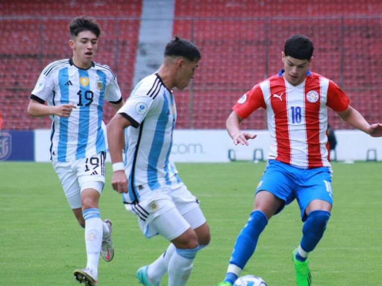 Argentina le dio una mano a Chile y le sacó un empate a Paraguay en el Sudamericano Sub 17