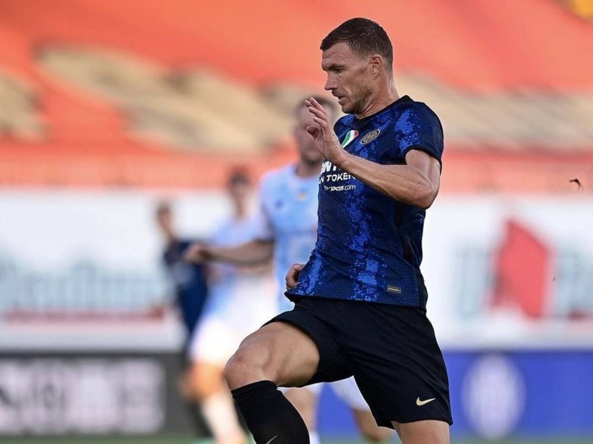 Apareció el reemplazo de Lukaku: Edin Dzeko debutó con un gol en partido amistoso del Inter de Milán