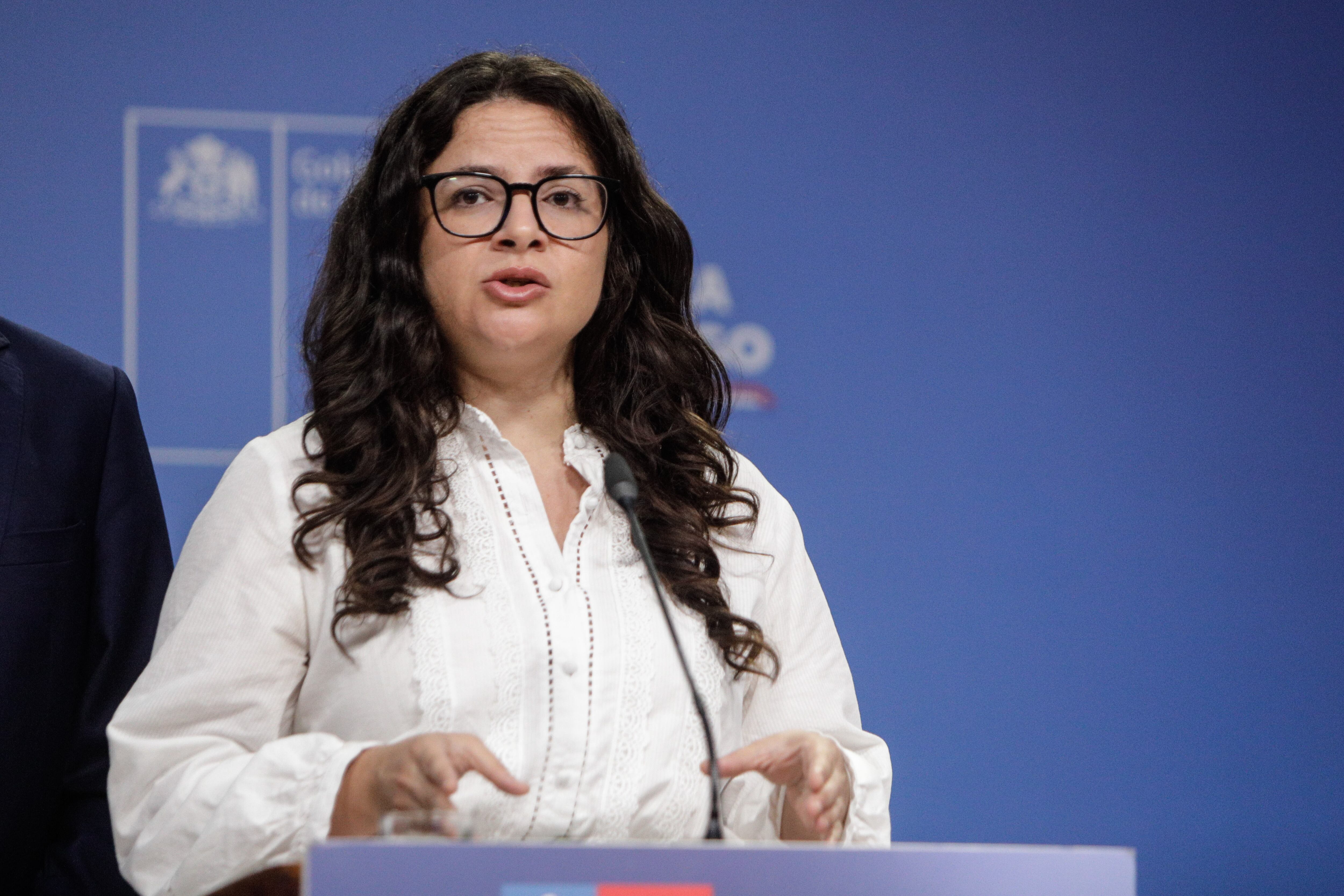 Ministra de la Mujer, Antonia Orellana