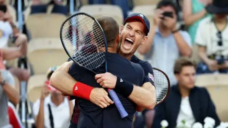 Andy Murray da vuelta un partido increíble y sigue avanzando en el dobles de París 2024: también ganó la dupla Nadal/Alcaraz y ya están en cuartos