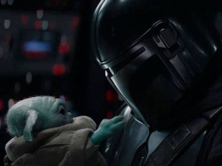 Pedro Pascal y Grogu - The Mandalorian