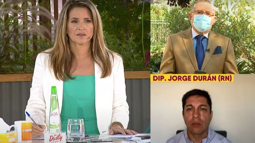 Monserrat Álvarez y diputado Jorge Durán