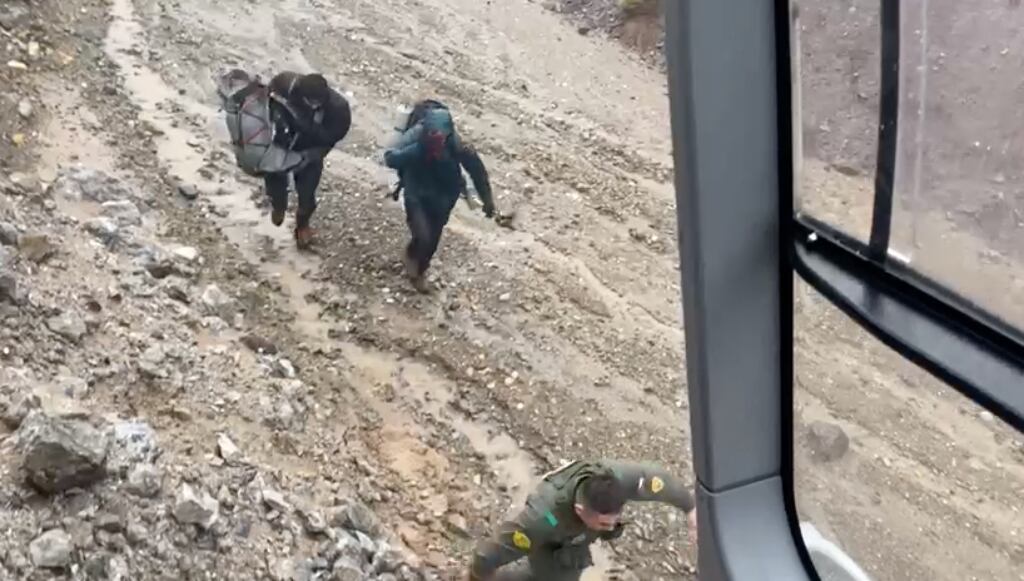 Rescate Carabineros zona cordillerana