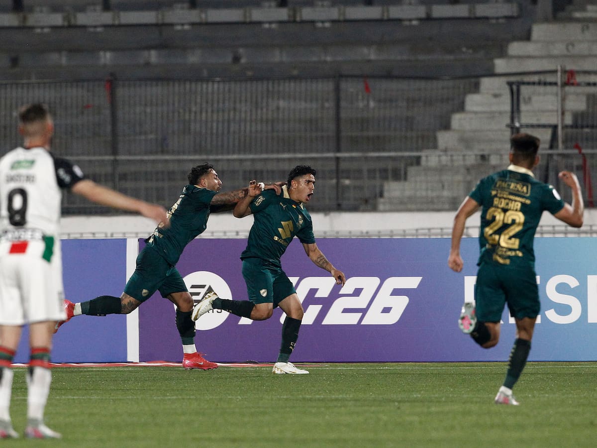 Bolívar termina de hundir a Palestino en cinco minutos y elimina a los árabes de la Copa Sudamericana 2025