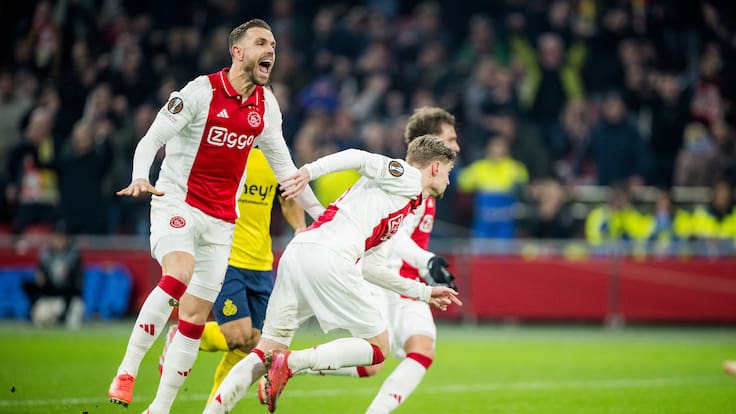 Ajax clasificó a los octavos de final de la Europa League, pese a caer ante Union Saint-Gilloise, en un partido 120 minutos