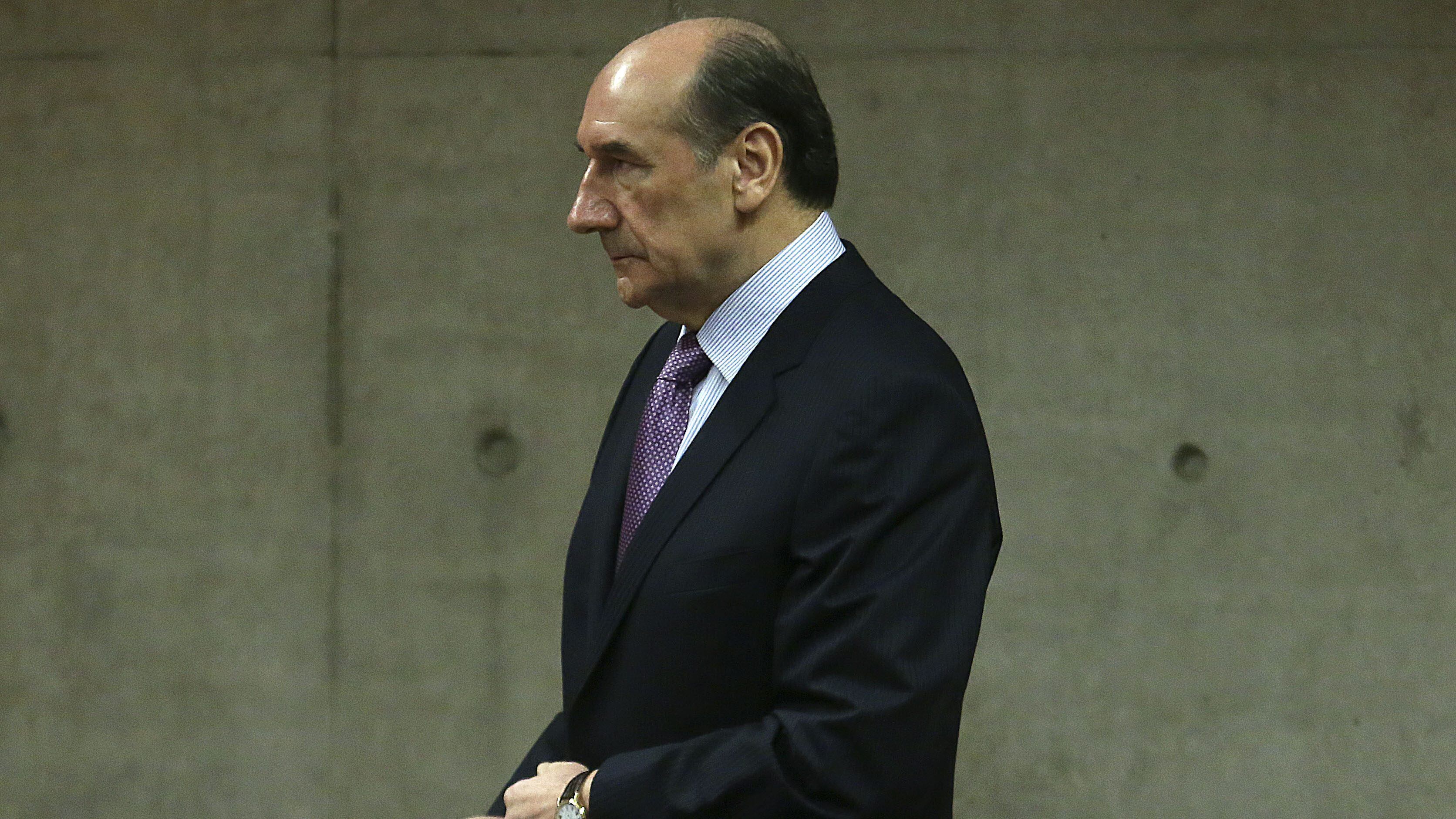 06 de de Septiembre 2019/SANTIAGOEn el 7¡ Juzgado de Garanta se Santiago se desarrolla audiencia de revisin de medidas cautelares planteada por defensa del ex comandante en jefe del Ejrcito, general Juan Miguel Fuente-Alba Poblete.
FOTO:CRISTOBAL ESCOBAR/AGENCIAUNO
