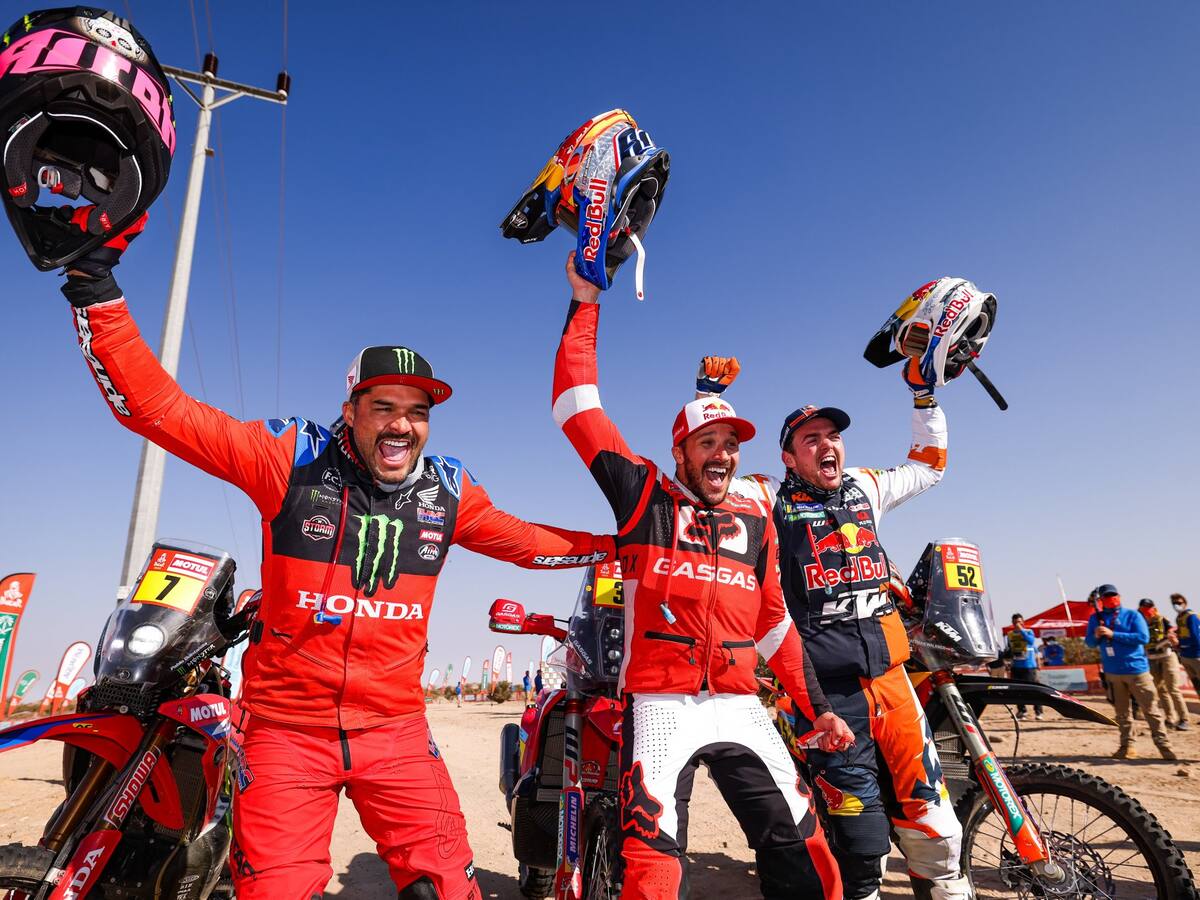 Un chileno en el podio: Pablo Quintanilla cerró el Dakar 2022 con el segundo lugar en motos