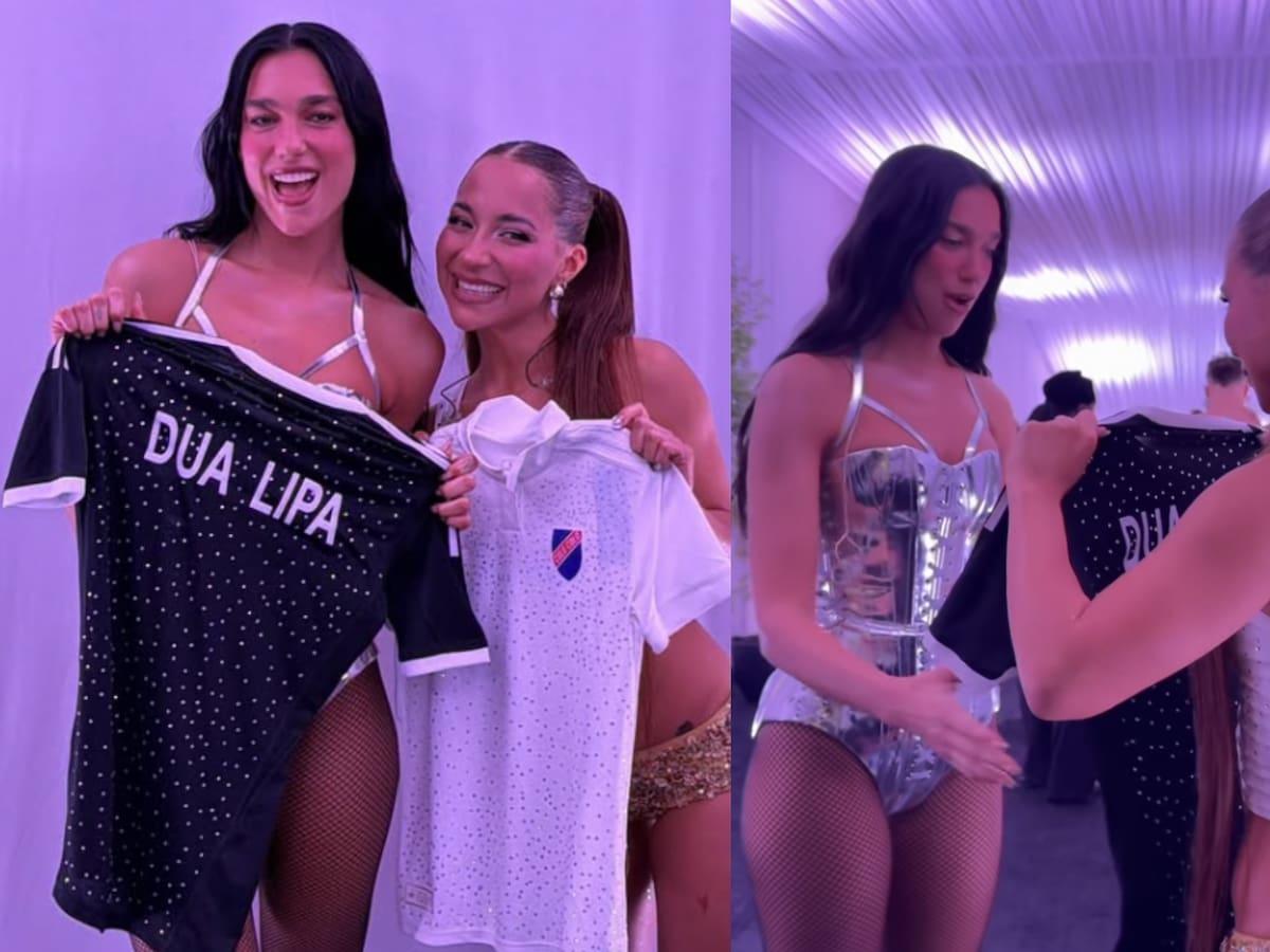 “Es maravillosa”: Princesa Alba le regala a Dua Lipa una camiseta de Colo Colo