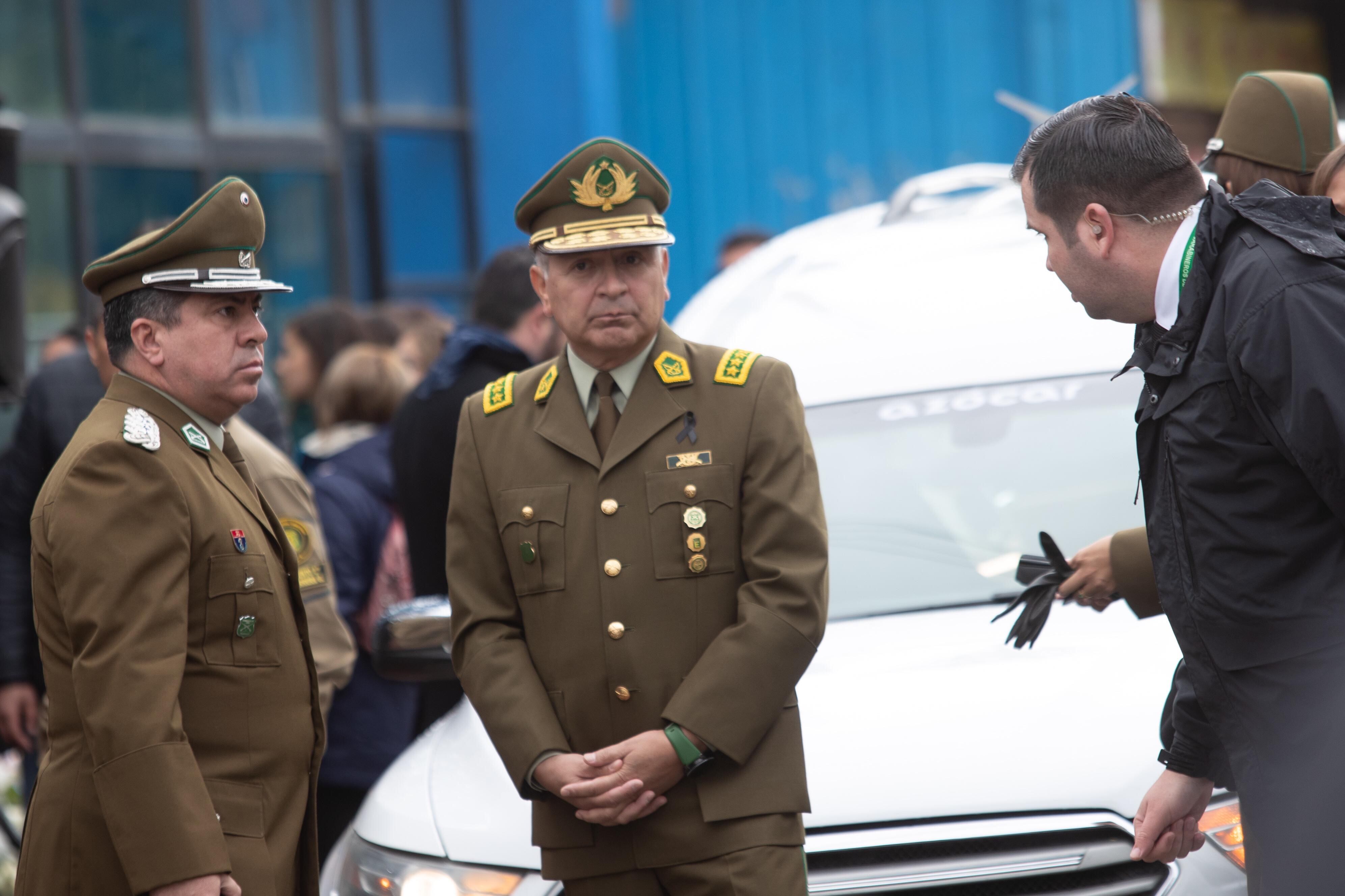 30 de abril 2024 / CURANILAHUEFuneral de uno de los Carabineros asesinados en Cañete, Ismael Vidal.
FRANCISCO PAREDES / AGENCIA UNO