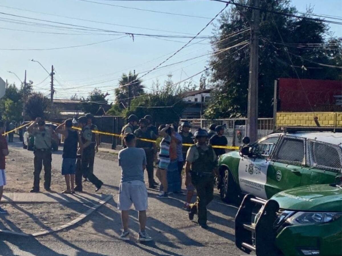 La Granja: robo de un automóvil deja un fallecido y dos carabineros heridos