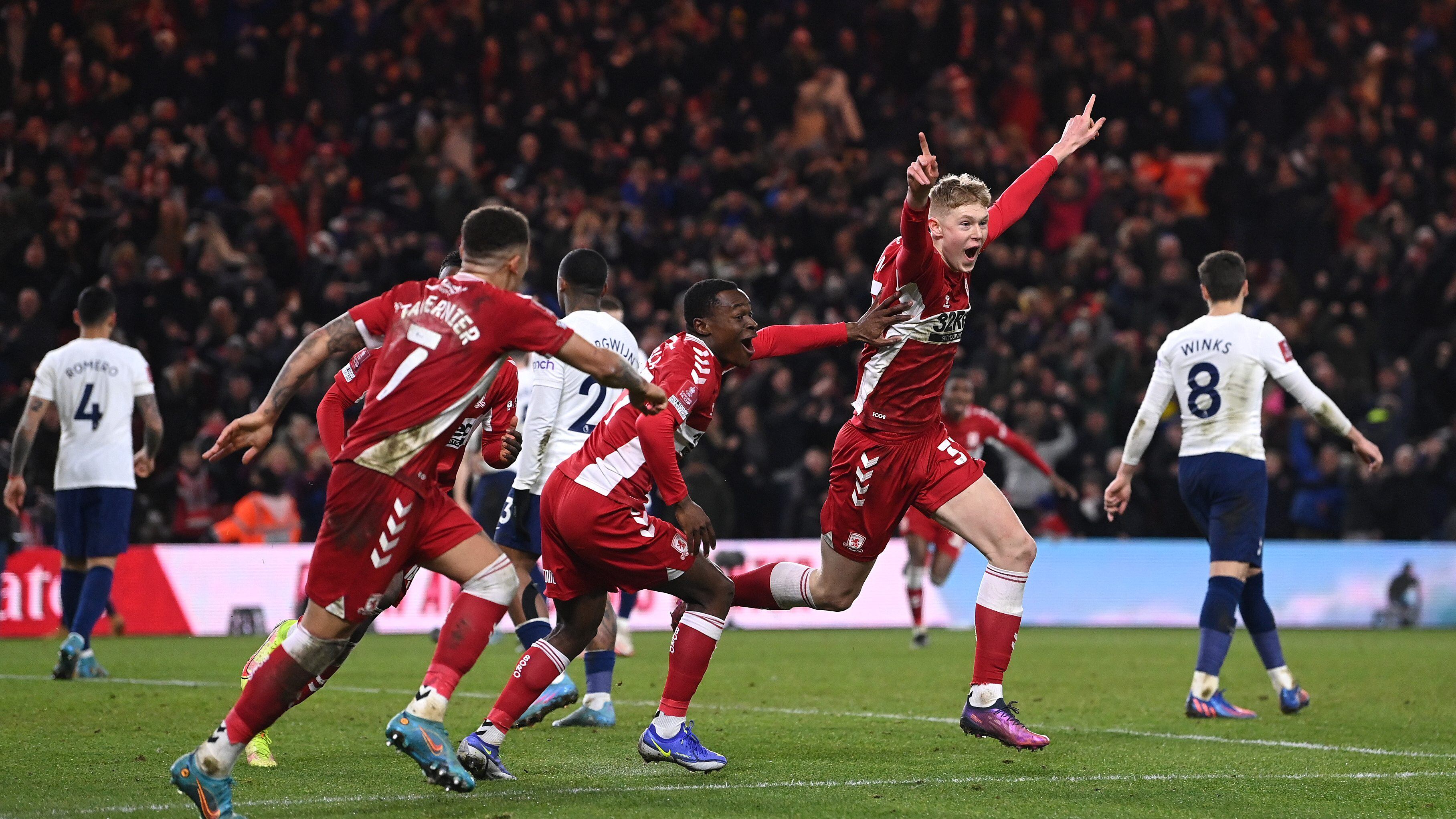 Middlesbrough sorprendió y eliminó al Tottenham de la FA Cup