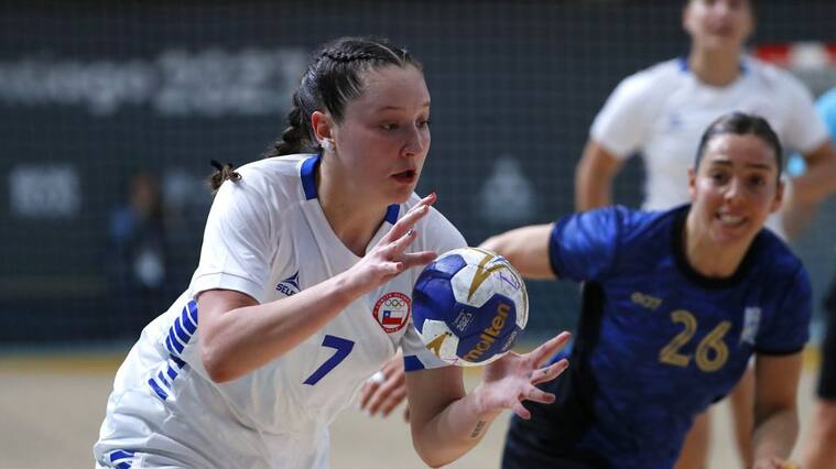 chile v paraguay - handball femenino - juegos panamericanos - Santiago 2023 - partido