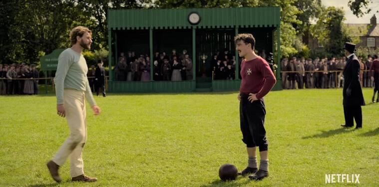 Una escena de la serie "The English Game"