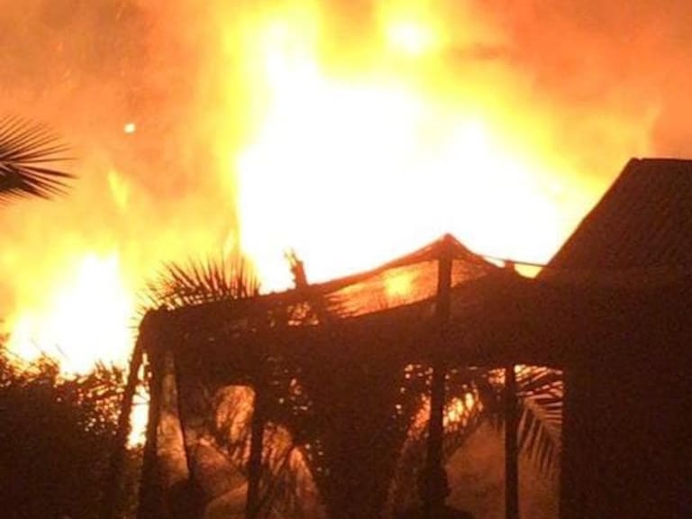 Atacan retén de Carabineros y queman cabañas en Quidico, comuna de Tirúa