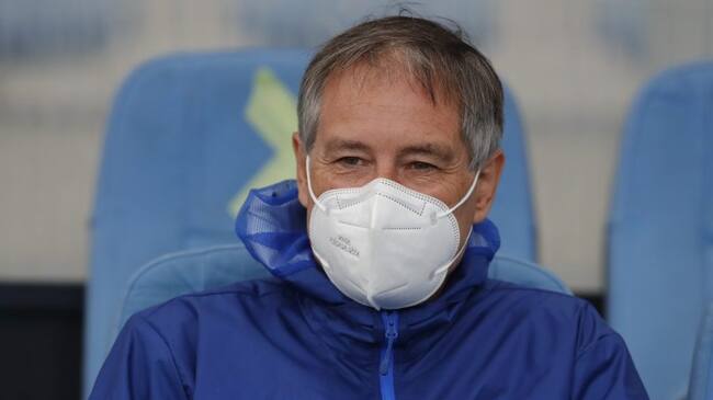 30 DE ENERO DE 2021/RANCAGUAEl director tecnico de Universidad Catolica, Ariel Holan, durante el partido valido por la fecha 24 del Campeonato Nacional AFP PlanVital 2020, entre O'Higgins y Universidad Catolica, disputado en el Estadio El Teniente.
FOTO: FRANCISCO LONGA/AGENCIAUNO