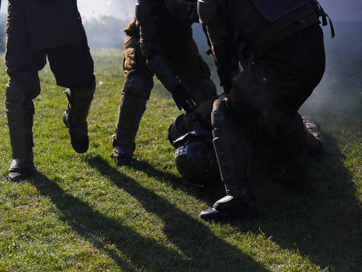 Incidentes en Cerrillos dejó un carabinero baleado quedando fuera de riesgo vital