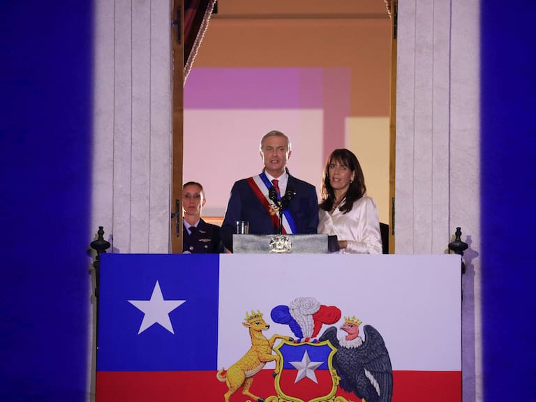 El Presidente de La Republica, Jose Antonio Kast, realiza su primer discurso