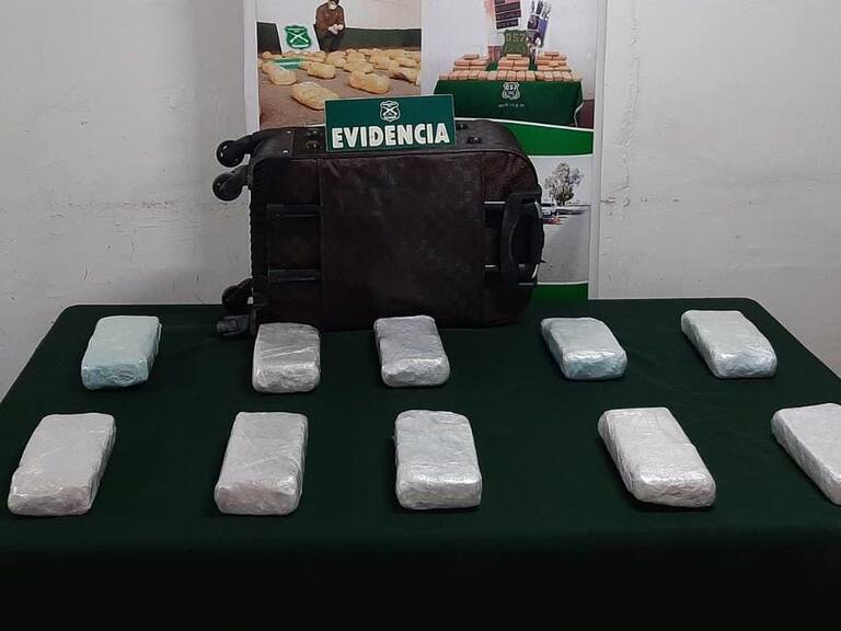 Carabineros del Loa descubrió droga con destino a Santiago avaluada en más de 400 millones de pesos