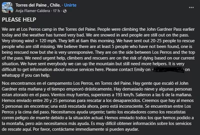 El posteo en redes sociales