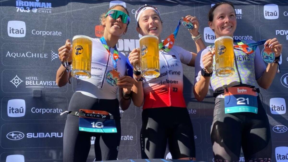 Macarena Salazar y su victoria en el Ironman 70.3 de Puerto Varas: “Nunca pensé en quedarme con el primer lugar”