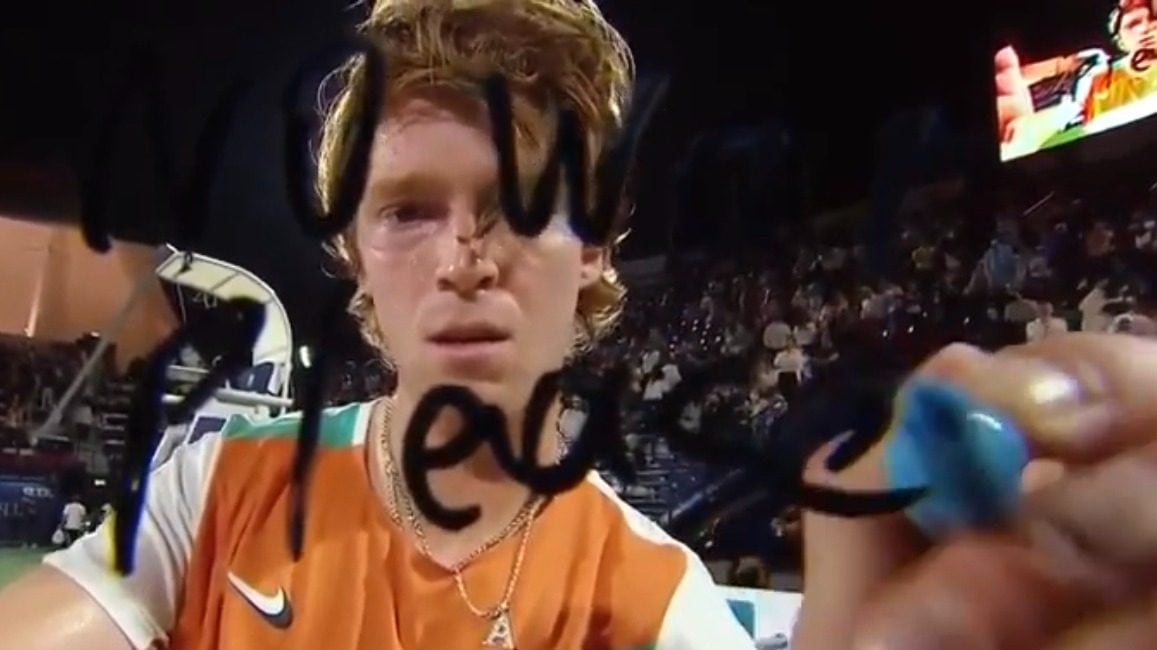 Andrey Rublev lanzó claro mensaje: "No a la guerra, por favor"