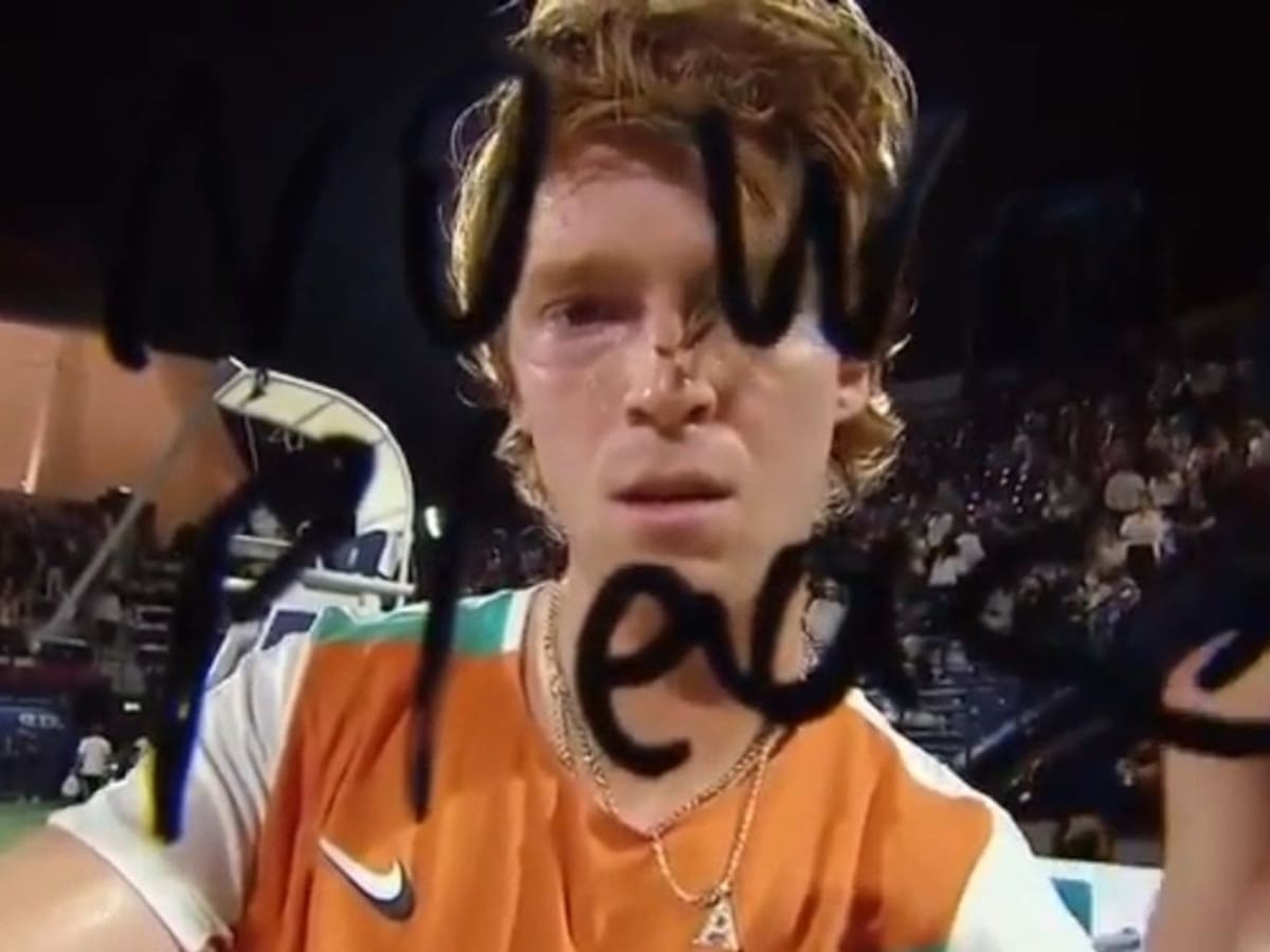Andrey Rublev se manifestó contra los ataques de su país a Ucrania: «No a la guerra, por favor»