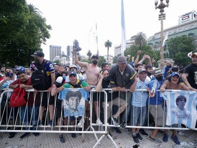 Velorio de Maradona en la Casa Rosada