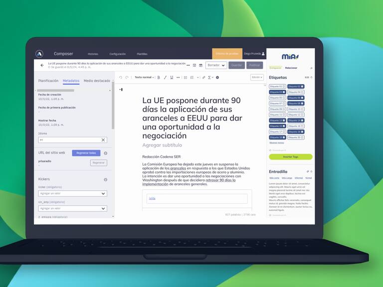 VerificAudio y El Sonido de los Datos (SoDa), proyectos de PRISA Media, finalistas en los premios WAN-IFRA Europa