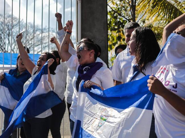 Manifestaciones contra el régimen de Daniel Ortega en Nicaragua