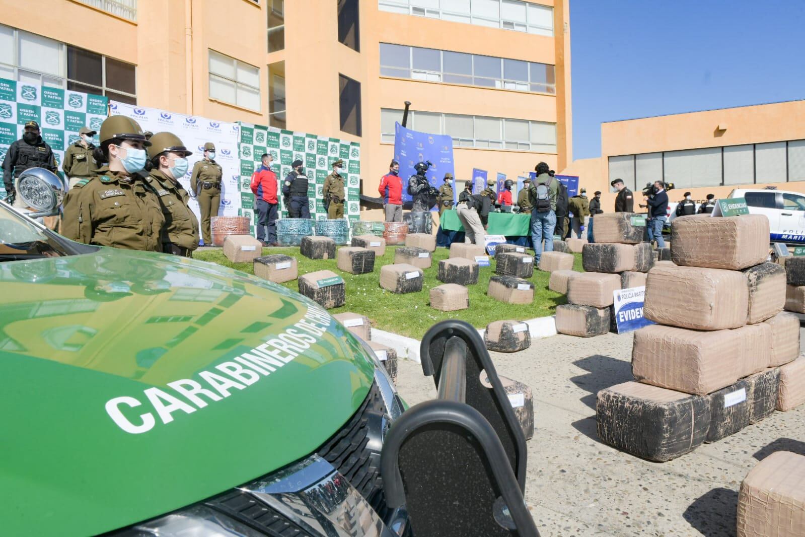 Más de una tonelada de droga se incautó desde México