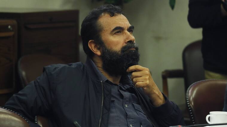 15 DE ABRIL DE 2020/VALPARAISOEl diputado Hugo Gutierrez, durante la sesion de la Comision de Constitucion de la Camara de Diputados, en donde se analiza el proyecto de reforma que modifica el Reglamento de la Cámara de Diputados para Eliminar las Votaciones Secretas.
FOTO: LEONARDO RUBILAR CHANDIA/AGENCIAUNO