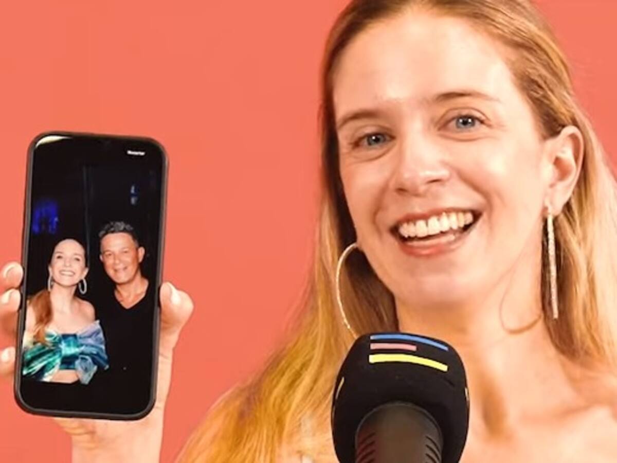 “Le di un abrazo y estaba como sudadito”: Alison Mandel revela cómo se gestó su fotografía con Alejandro Sanz