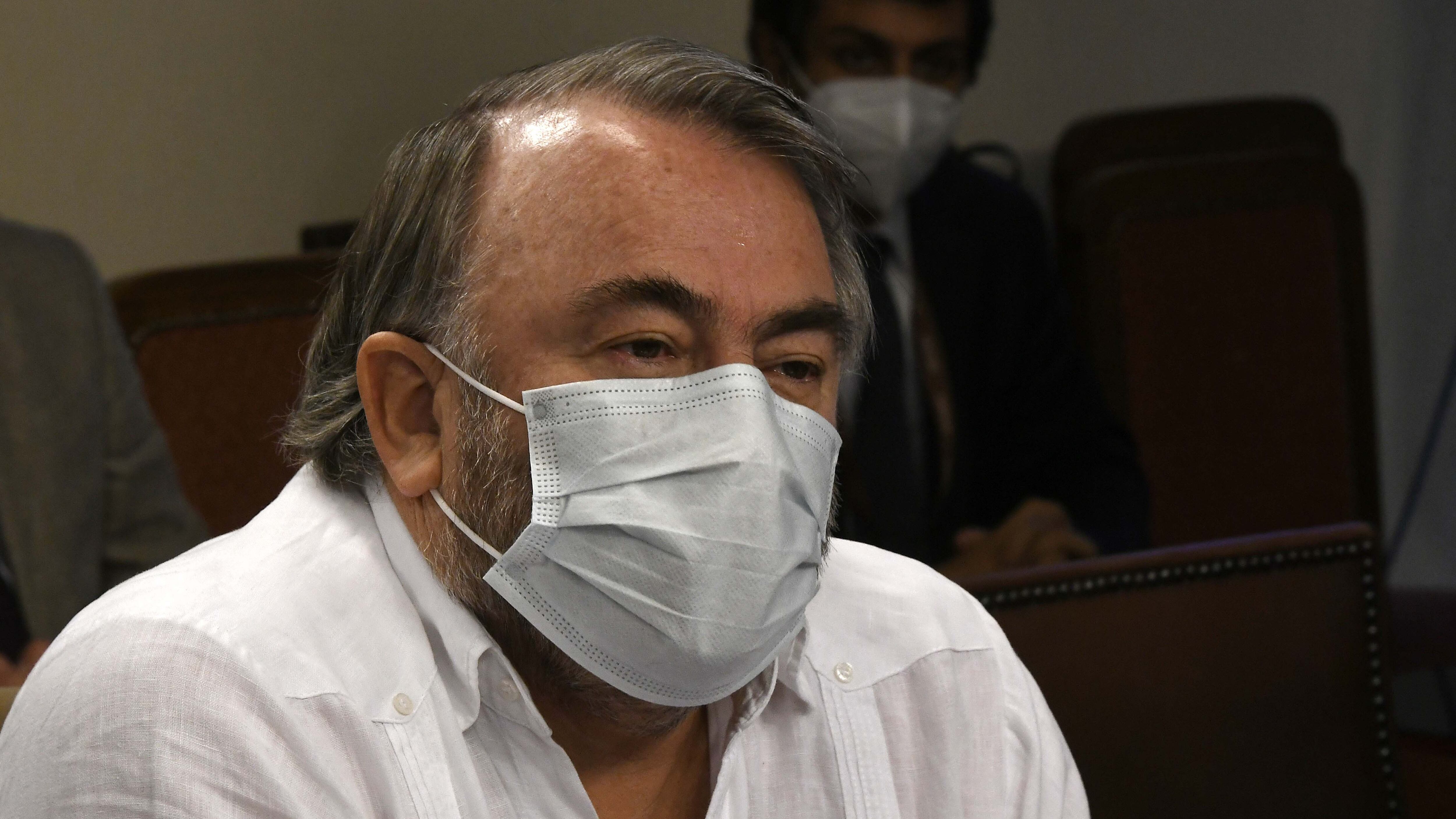 05 DE NOVIEMBRE DE 2021 / VALPARAISO Pepe Auth, durante la votación de la comisión constitucional contra el Presidente Sebastián Piñera.
FOTO: PABLO.OVALLEISASMENDI / AGENCIAUNO