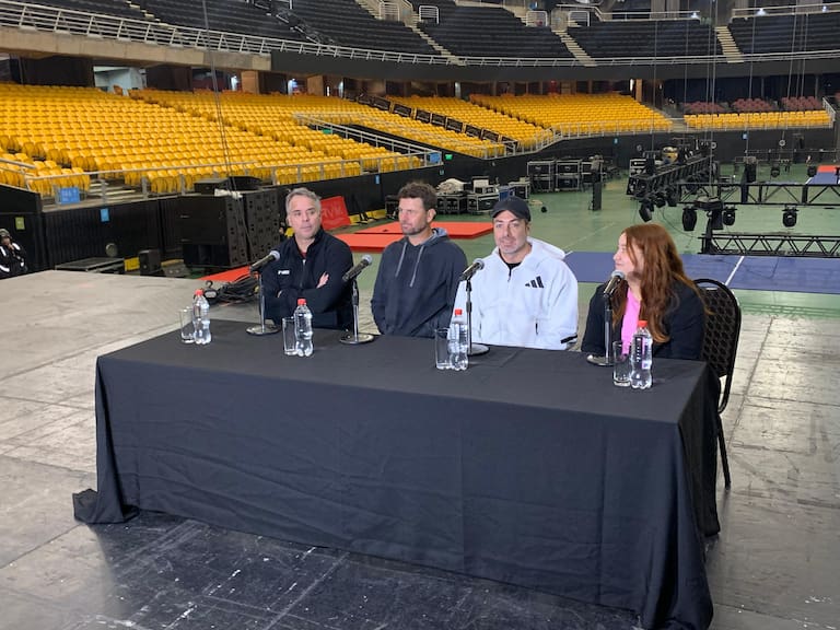 Fernando González, Mardy Fish y Nicolás Massú.