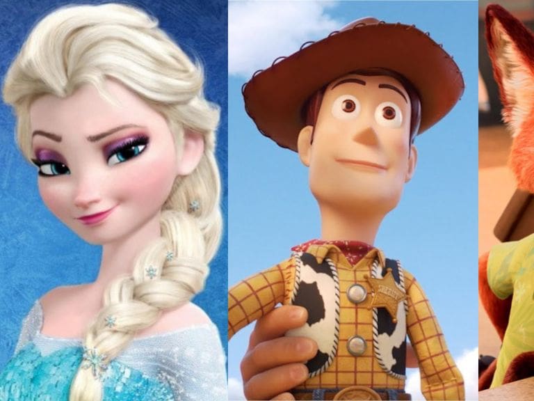 disney - películas animadas - Toy Story - Frozen - Zootopia