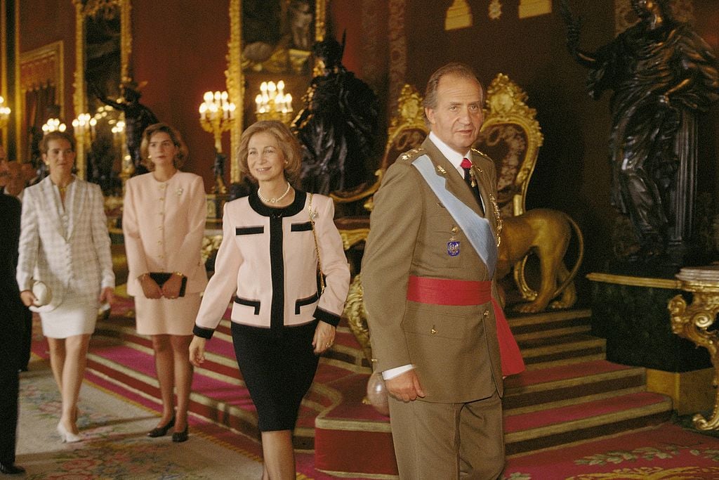 El rey benemérito Juan Carlos I en el palacio real