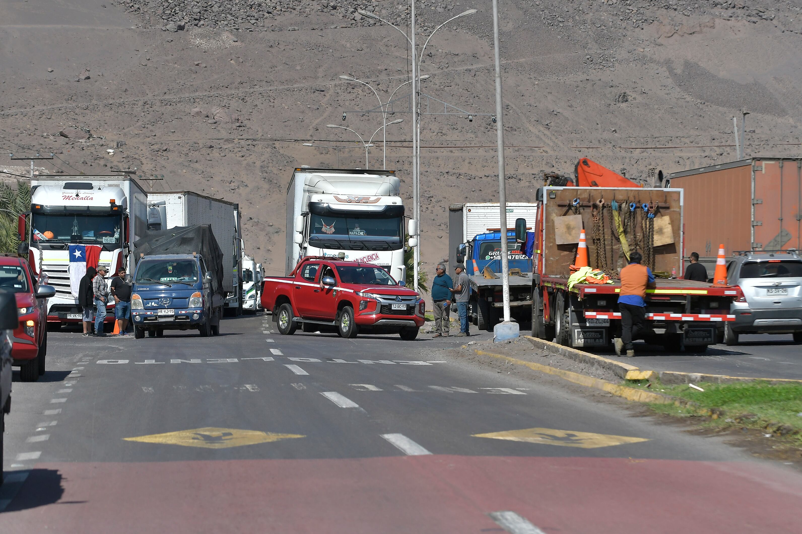 Movilización de Camioneros